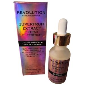 Revolution Superfruit Extract Serum & Primer with Holographic Packaging
